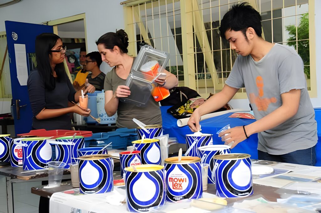 Proses Pengerjaan Mural Proses Pengerjaan Mural