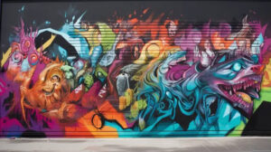 Mural Bergaya Grafiti Mural Bergaya Grafiti