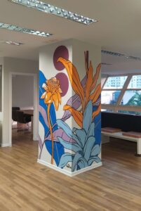 Jasa Mural Kantor Murah