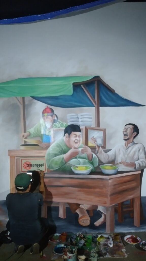 Cat Lukis Dinding Mural Koja